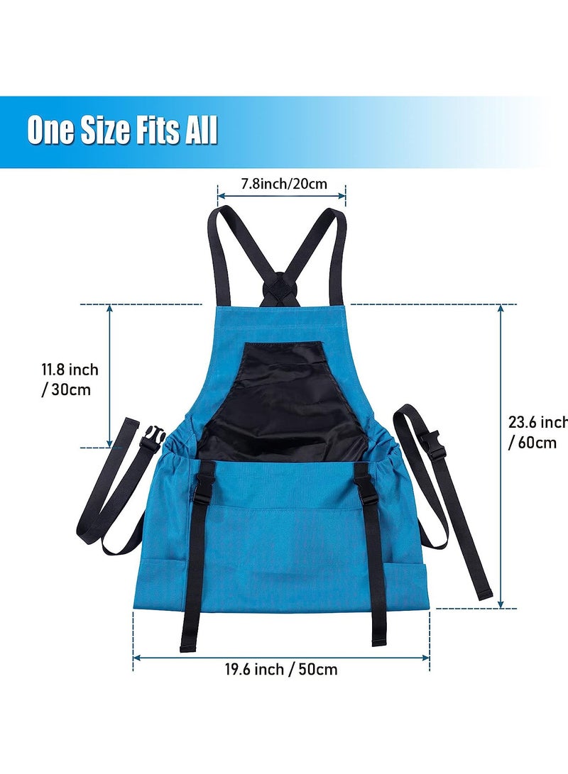 general Outdoor Gardening Apron with Large Pockets - Quick-Release Harvesting, Multi-Functional Picking Tool Apron (Suitable for Fruits / Vegetables / Herbs, Ideal for Gardeners / Farmers) - Image 4