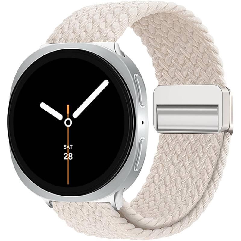 سوار ساعة ذكية سوار نايلون حلقي متوافق باللون أخضر قابل للتعديل مع Samsung Galaxy Watch 8 بملاءمة قابلة للتعديل وحزام بديل للاستخدام اليومي للاستخدام المنزلي للسفر - Image 5