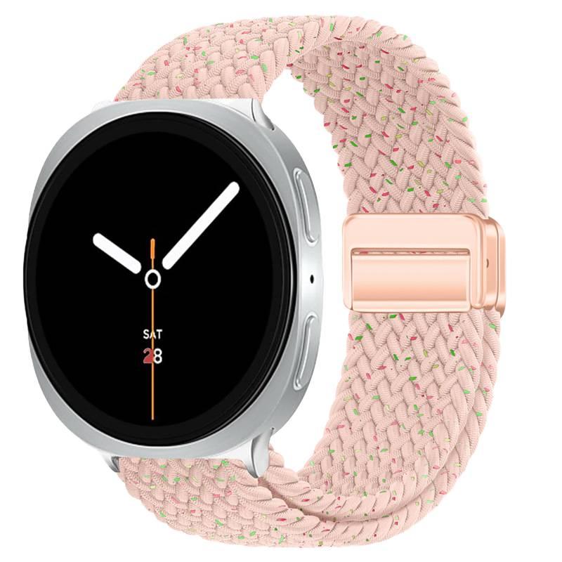 سوار ساعة ذكية سوار نايلون حلقي متوافق باللون أخضر قابل للتعديل مع Samsung Galaxy Watch 8 بملاءمة قابلة للتعديل وحزام بديل للاستخدام اليومي للاستخدام المنزلي للسفر - Image 3