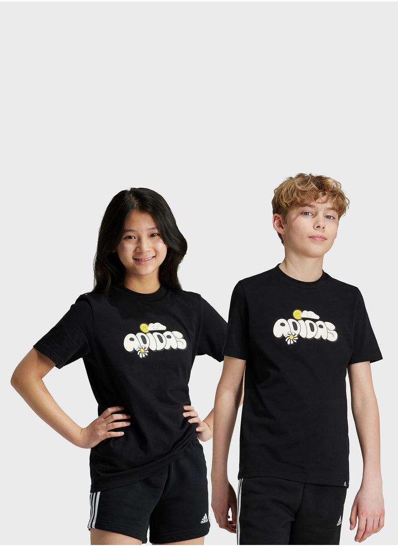 Adidas - Youth Doodle T-Shirt - Image 1