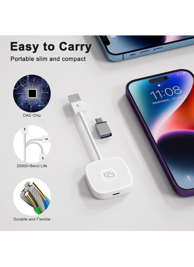 Generic Wire Carplay Dongle,Carplay to Car Mirror Adapter Wired Carplay Mirrorring Dongle Carplay Adater for Factory Wired Carplay Converter  - Image 4