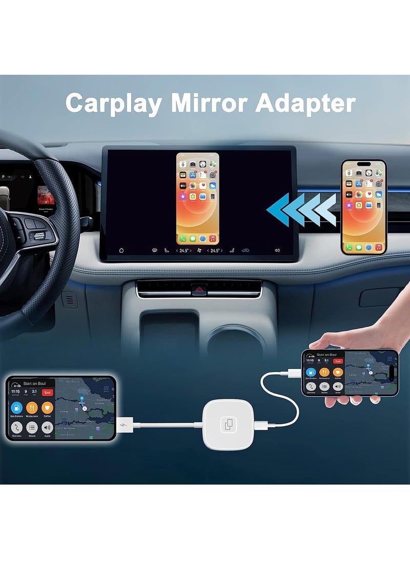 Generic Wire Carplay Dongle,Carplay to Car Mirror Adapter Wired Carplay Mirrorring Dongle Carplay Adater for Factory Wired Carplay Converter  - Image 2