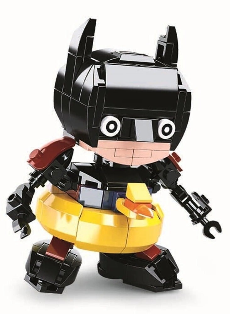 Sluban Sluban - Qbricks Bat 2 In 1 Model Bricks Set 189 Pieces - M38-B0761P - Image 3