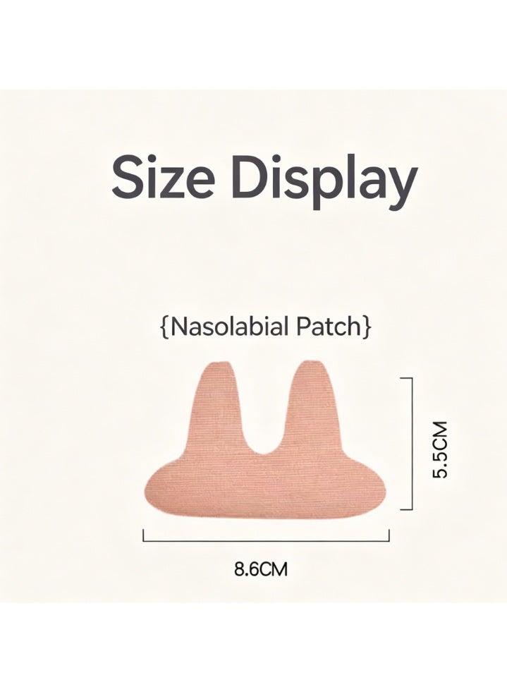 20Pcs Elastic Nasolabial Fold Lifting Patches, Anti Smile Line Firming Face Tape - Image 3