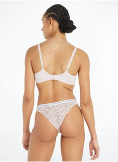 CALVIN KLEIN Women's Brazilian Briefs - Polyamide, White  - Image 3