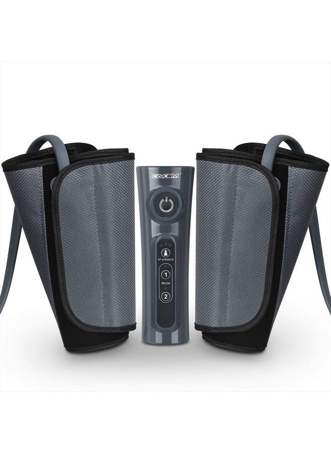 CINCOM - Leg Massager for Circulation, Air Compression Calf Massager with 2 Modes 3 Intensities and Helpful for Pain Relief RLS Edema and Muscles Relaxation Fathers Mothers Day Gifts - Image 1