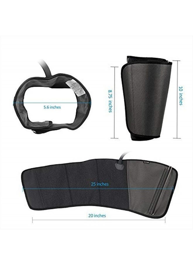 CINCOM - Leg Massager for Circulation, Air Compression Calf Massager with 2 Modes 3 Intensities and Helpful for Pain Relief RLS Edema and Muscles Relaxation Fathers Mothers Day Gifts - Image 1