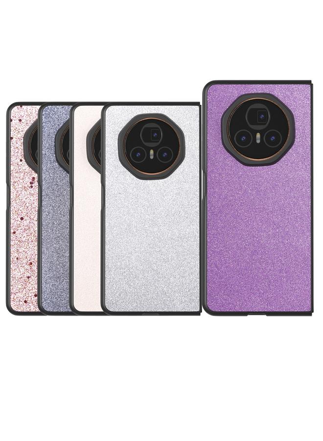 اس-توب جراب لهاتف Honor Magic V3، جراب هاتف لامع مقاوم للصدمات بإطار أسود - Image 4