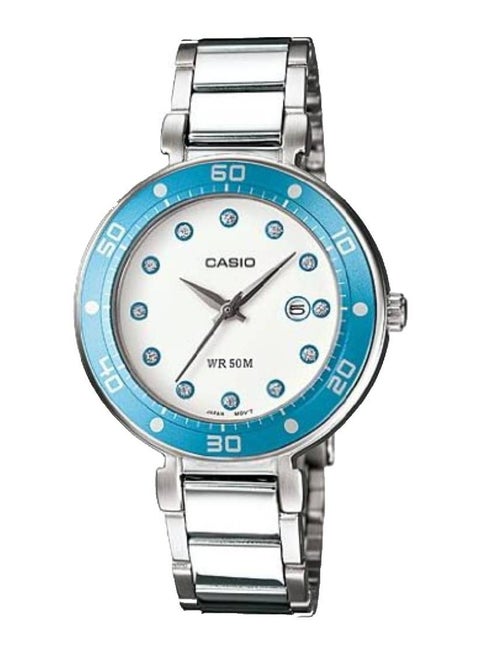 Women's Analog Quartz Stainless Steel Watch LTP-1329D-2EVDF