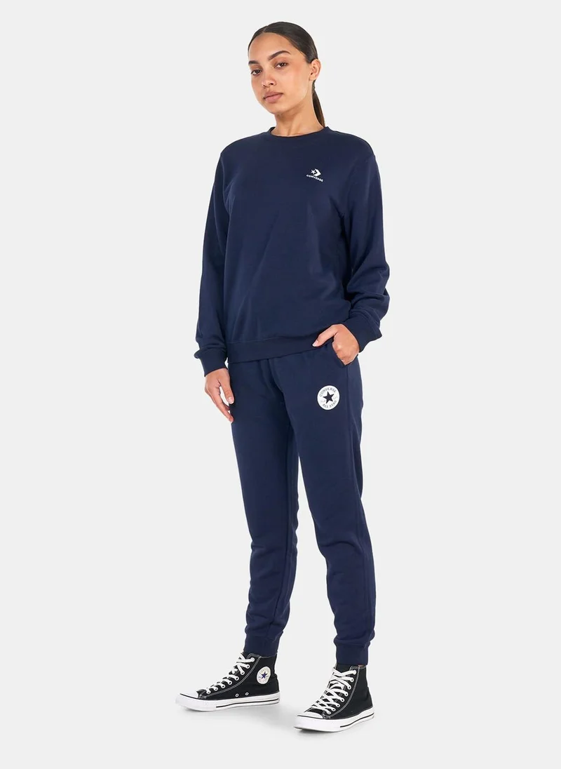 CONVERSE Star Chevron Embroidered Sweatshirt