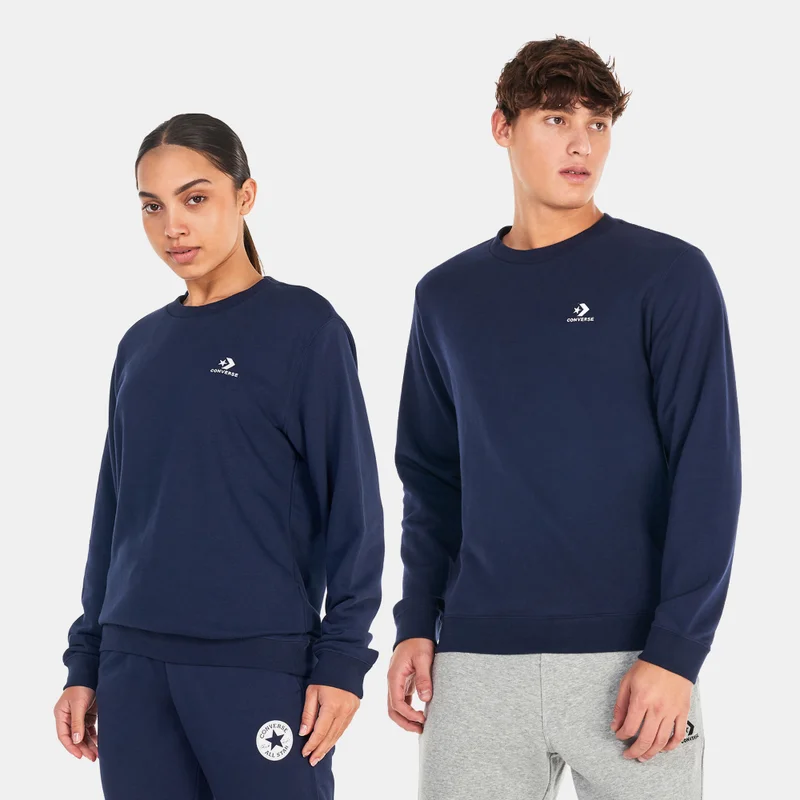CONVERSE Star Chevron Embroidered Sweatshirt