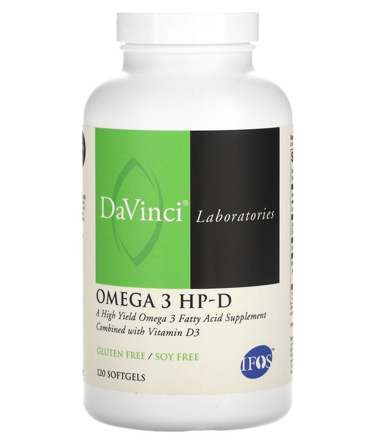 DaVinci Laboratories Omega 3 HP-D 120 Softgels