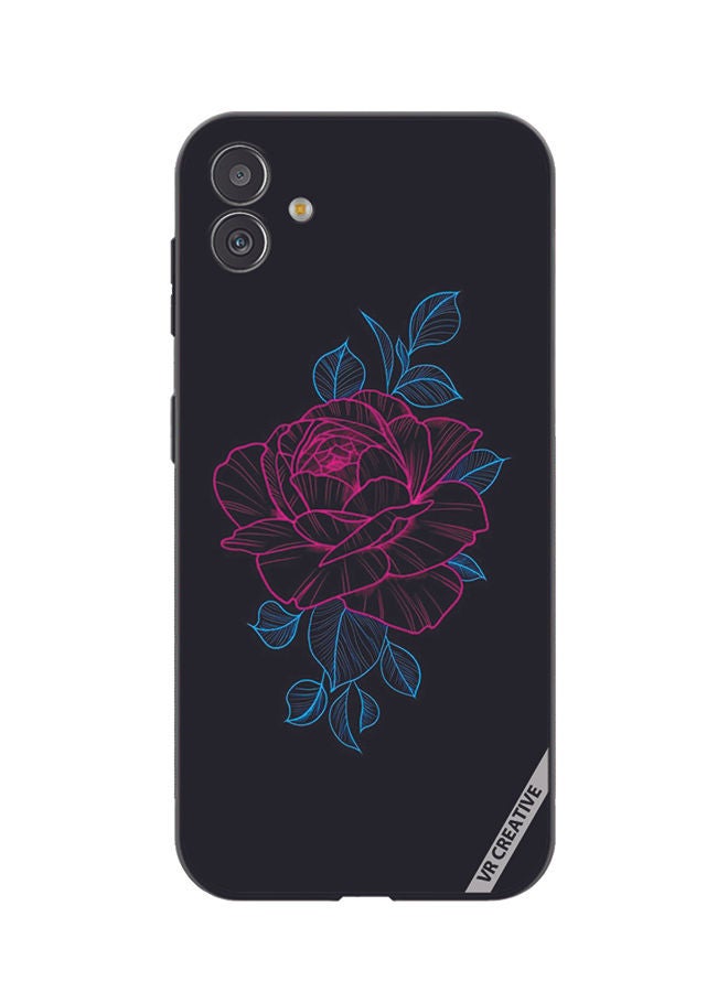 VR CREATIVE Protective Case Cover For Samsung Galaxy F14 Rose Design Multicolour - Image 1