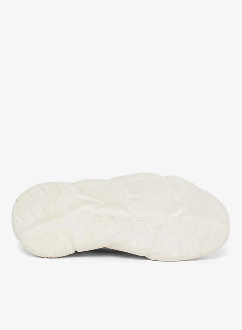 ستايلي اكتيف حذاء سنيكرز بنعل شانكي وأربطة