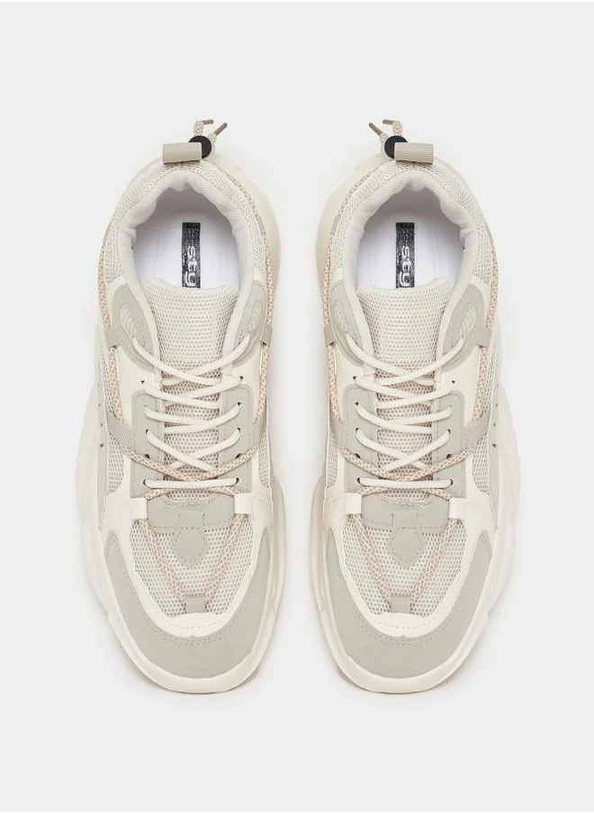 Styli Toggle String Detail Chunky Sole Sneakers
