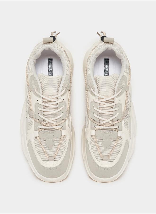 Styli - Toggle String Detail Chunky Sole Sneakers - Image 1