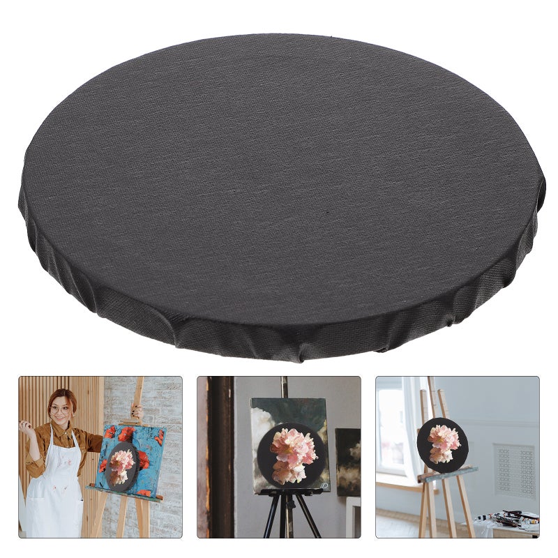 2 pcs Artist Blank Stretched Canvas Simple Oil Painting Wrap Frame Black Painting Board - Image 3