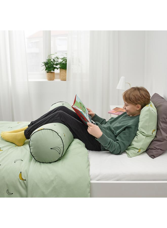 زبون وسادة بنقشة الموز باللون الأخضر الباهت، 80 سم - Image 2