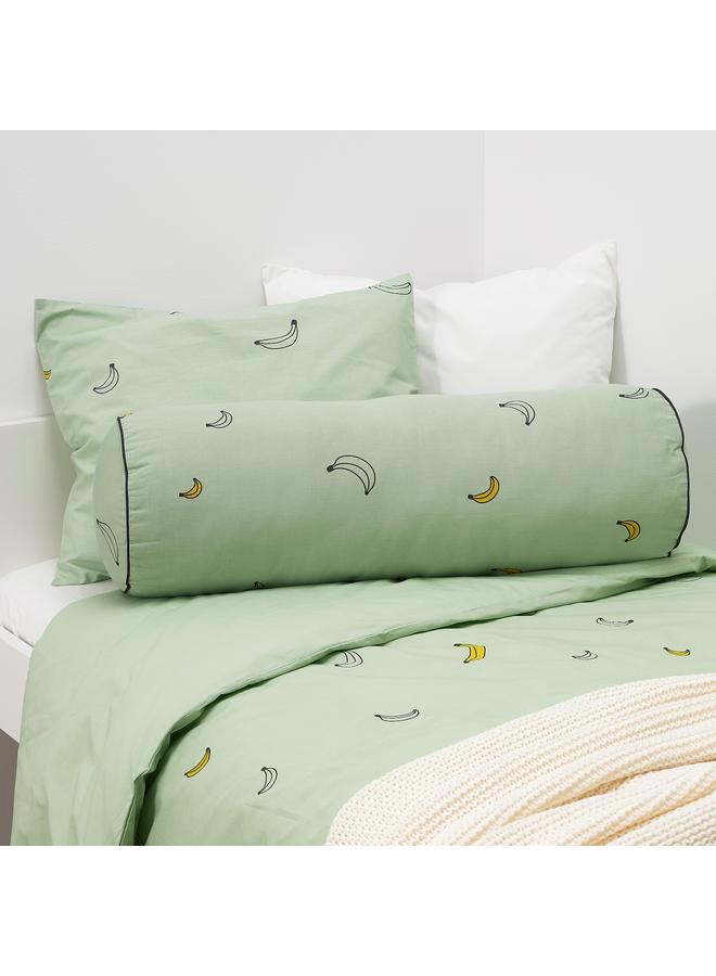 زبون وسادة بنقشة الموز باللون الأخضر الباهت، 80 سم - Image 3