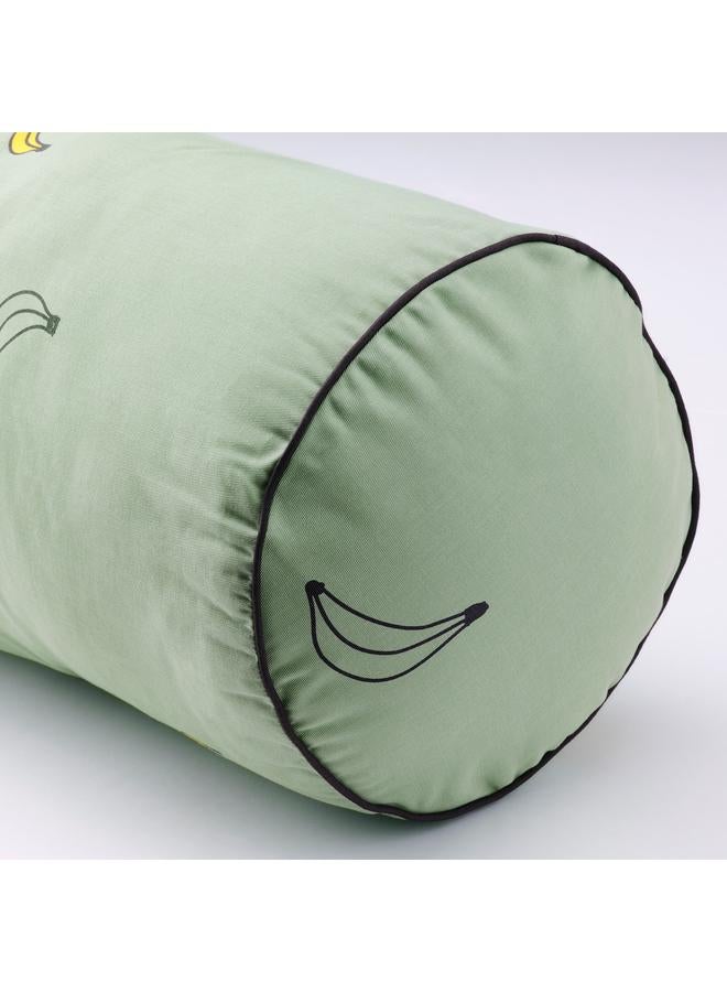 زبون وسادة بنقشة الموز باللون الأخضر الباهت، 80 سم - Image 4