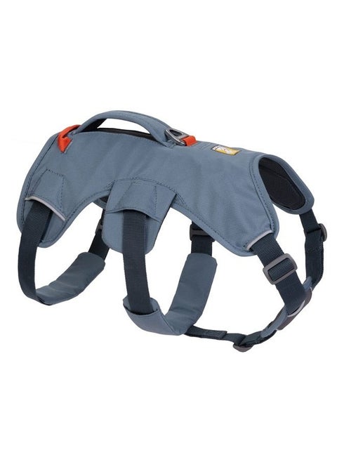 , Web Master, Multi-Use Support Dog Harness, Hiking and Trail Running, Service and Working, Everyday Wear, Slate Blue, XX-Small