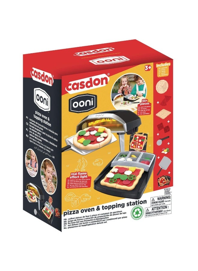 Casdon Ooni Pizza Oven & Topping Station Deluxe Playset (55 pieces) - Image 1