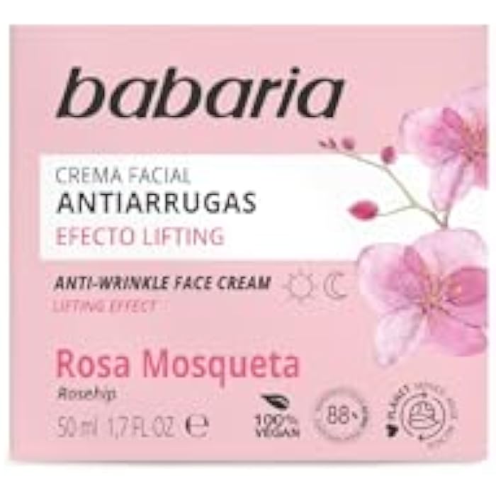 Babaria Rosa Mosqueta Facial Antiarrugas Efecto Lifting 50Ml - Image 1