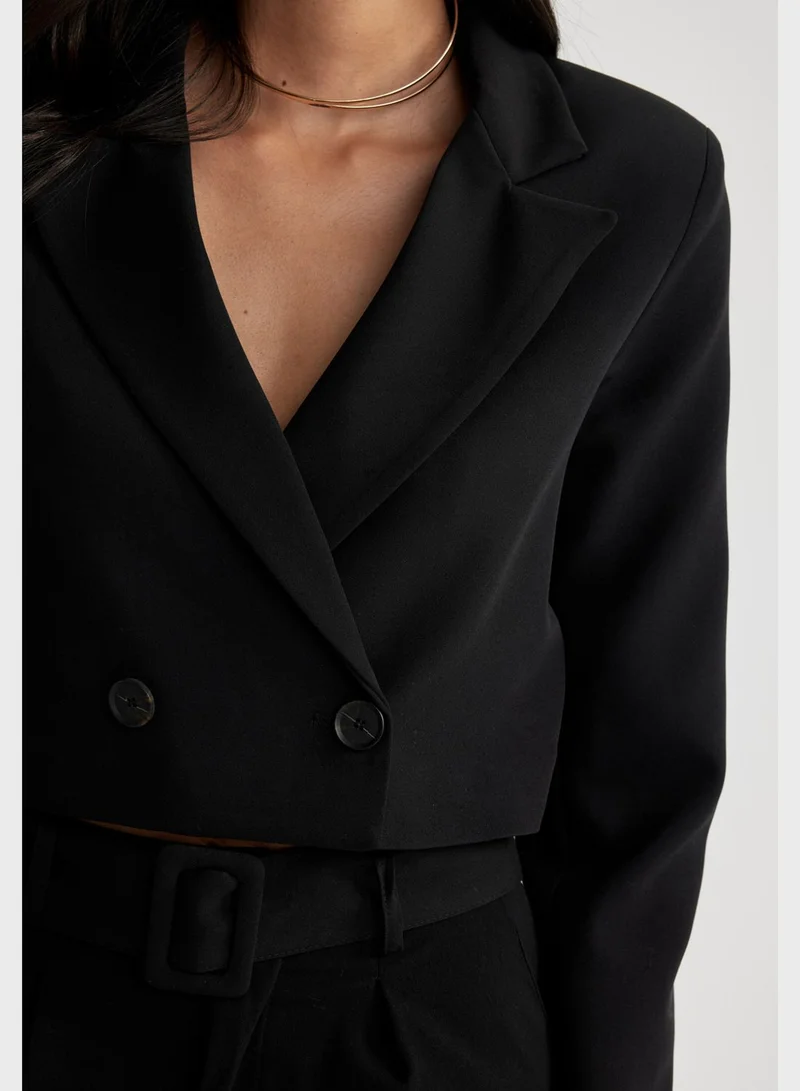 DeFacto Cropped Fit Blazer