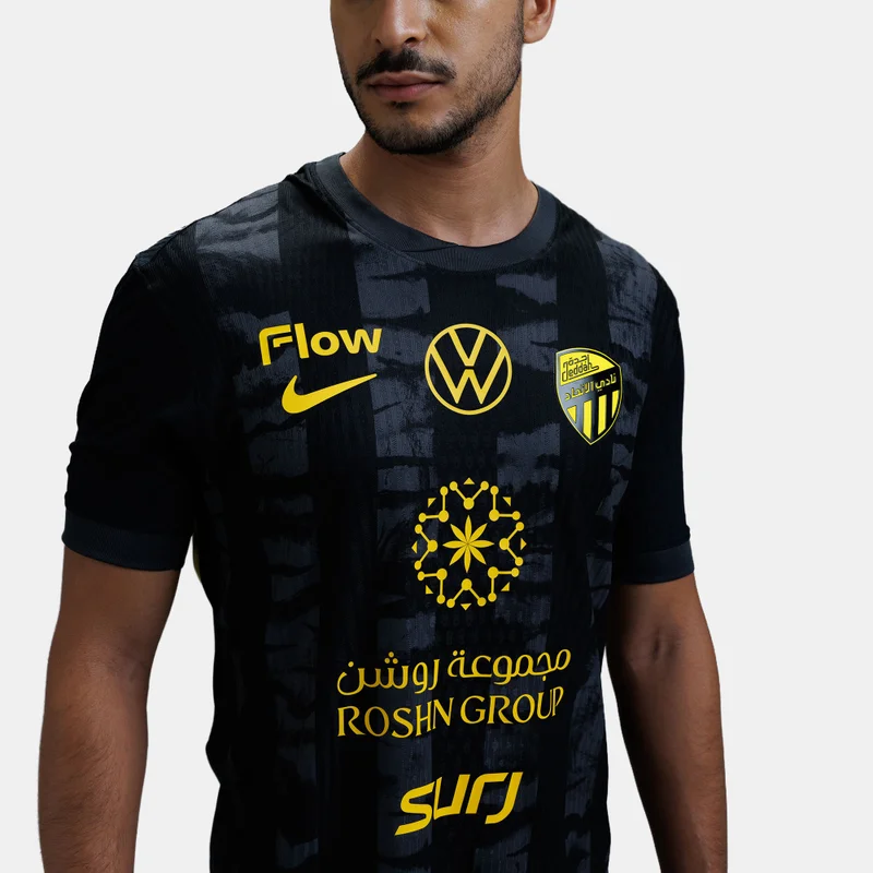 Nike Black Men's Al-Ittihad 25/26 Third Authentic Football Jersey for Men | Best Price UAE