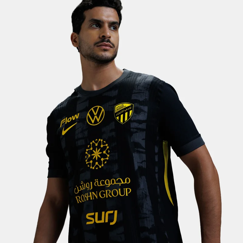 Nike Black Men's Al-Ittihad 25/26 Third Authentic Football Jersey for Men | Best Price UAE