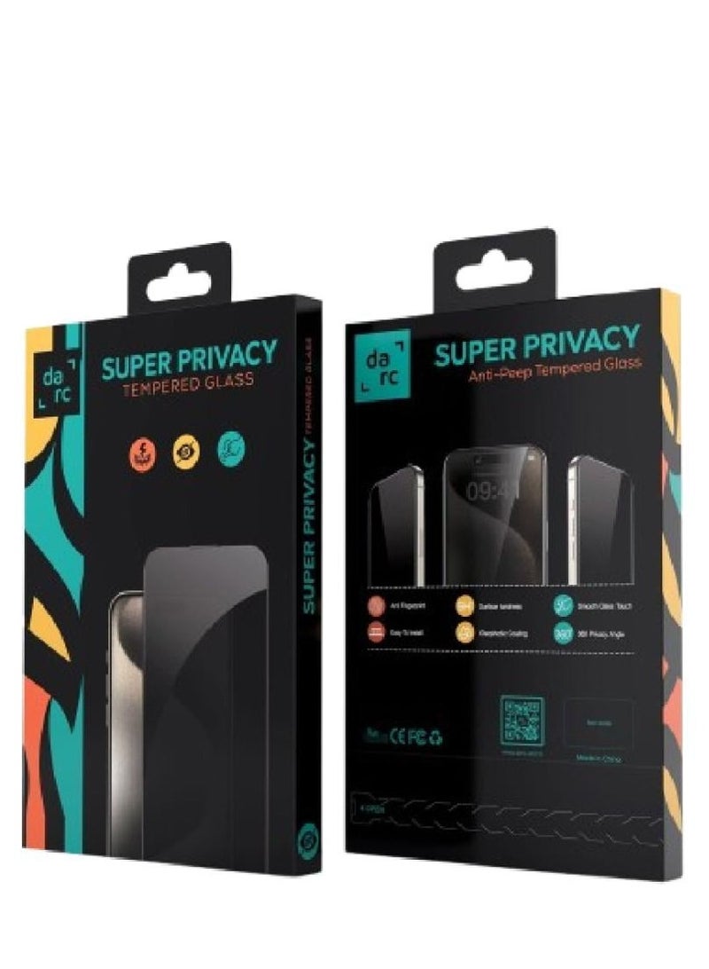 darc Screen Protector for iPhone 15 - Privacy/Legacy - Image 1