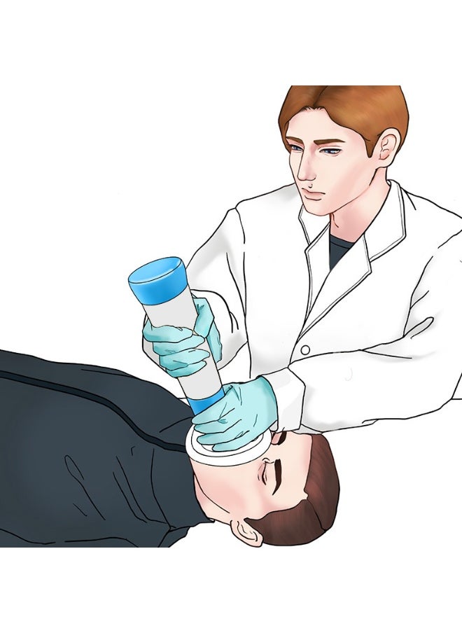 Child and Adult Choking Rescue Device With 1 Large 1 Small Mask Breathing Trainer Portable Emergency Choking Device Artificial cardiopulmonary device
