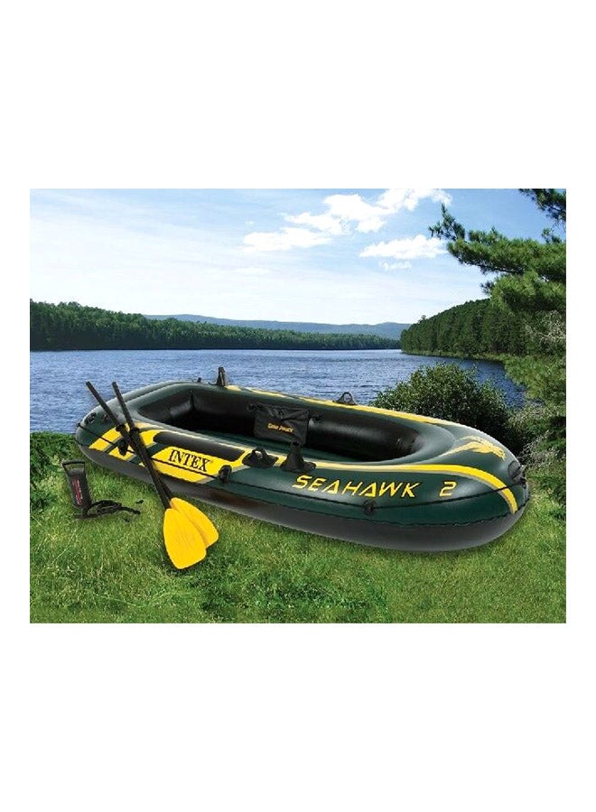 INTEX Seahawk 2 Fishing Boat Set With Oars - Image 4