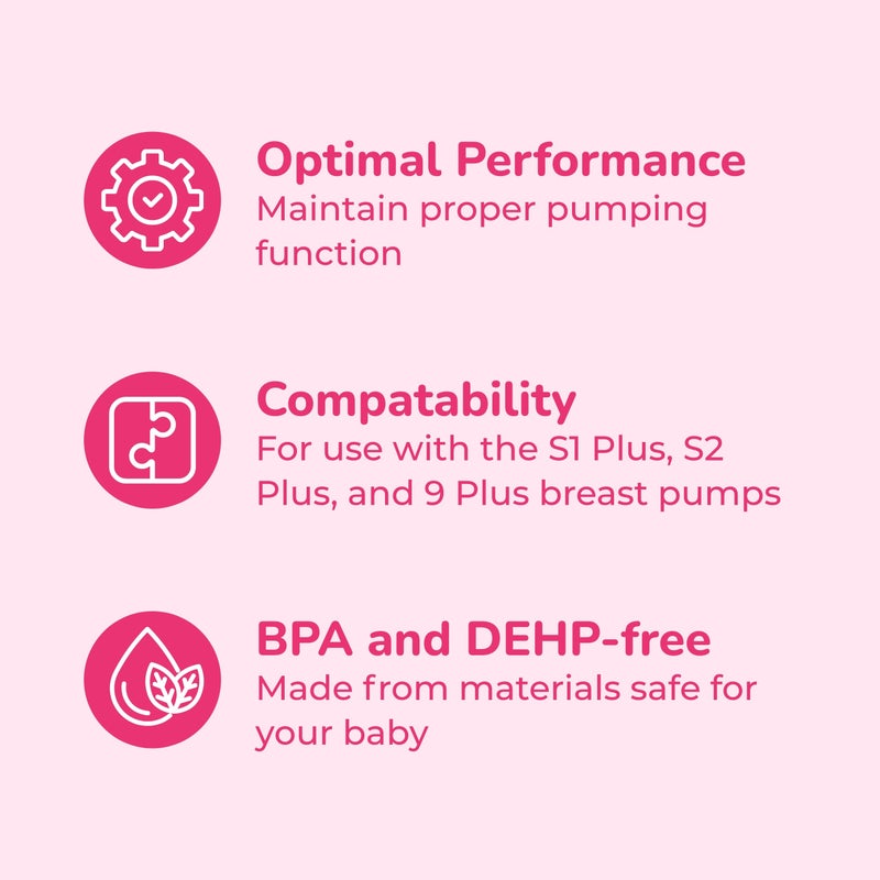 Spectra - Premium Breast Milk Pump Accessory Kit with Baby Bottles - Medium 24mm - Breast Pump Accessories - Image 4