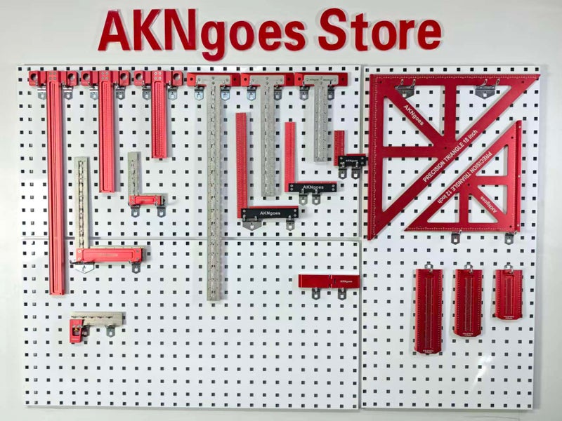AKNgoes Woodworking Scriber T-Square Ruler 12in with Thoughtful Support Lips, Architect Ruler for Carpenter Work, Layout and Measuring Toolsâ€¦ - Image 5