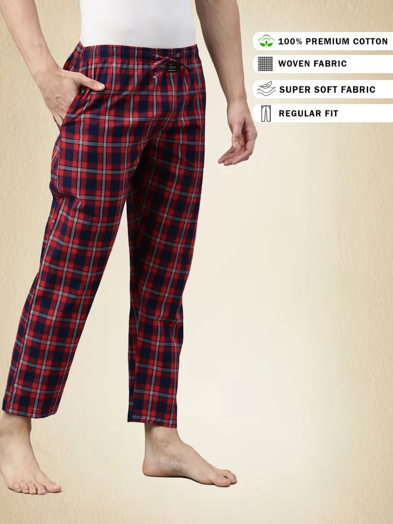 جوفن Men Checked Pyjama