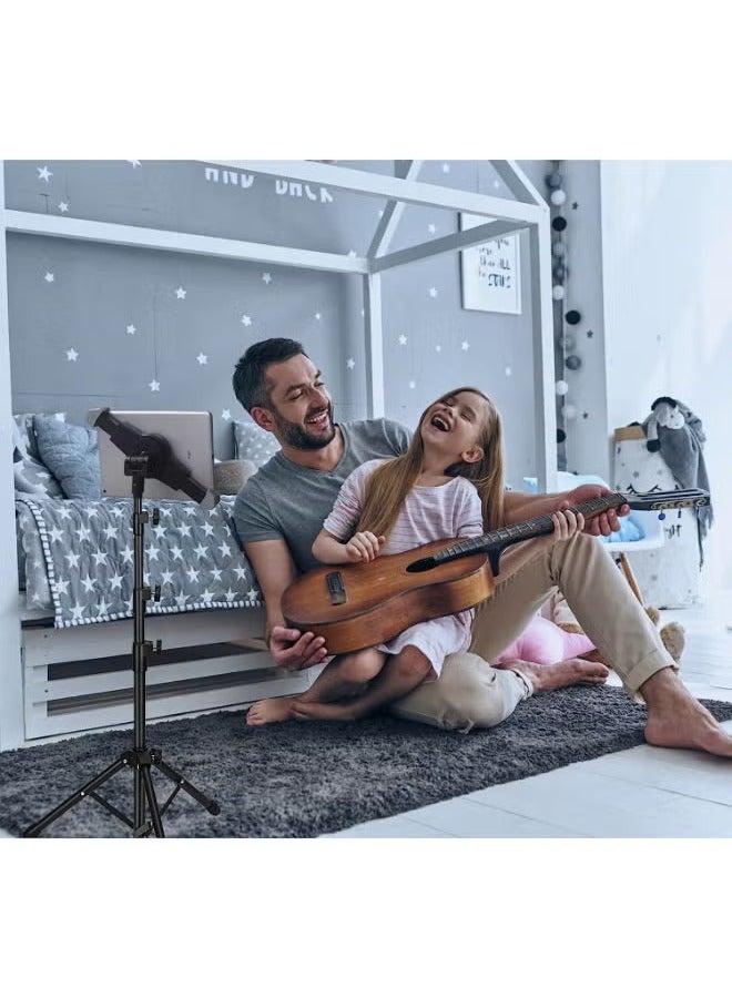 JAJEEK "Tablet Holder Stand – Adjustable Floor Stand with Tripod Base, Height Adjustable, Universal Tablet Stand for 7-13 Inch Tablets, Perfect for Video Calls, Streaming, Home Use, and Presentations" - Image 4