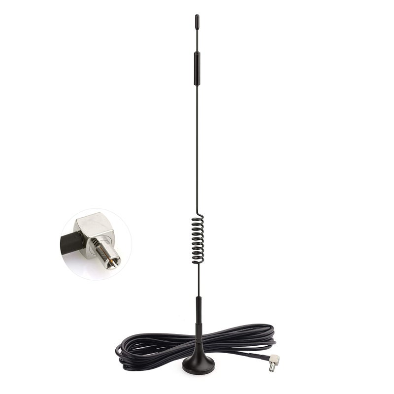 Bingfu 4G LTE Antenna TS9 Aerial 7Dbi Gain TS9 Male Adapter Magnetic Base Aerial with 300cm 9.84ft TS9 Extension Cable for Vodafone Huawei B618 E8372 E5786 E5785 E5375 Mobile Hotspot USB Modem - Image 1