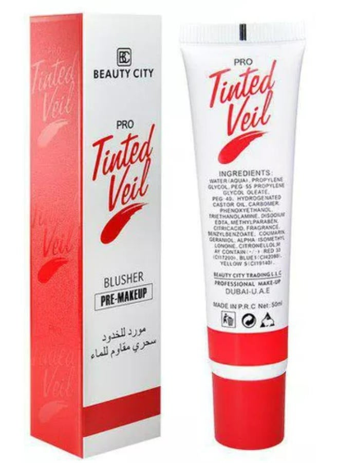 Beauty City Pro Tinted Veil Blusher Pre-Makeup 2247  - Image 1