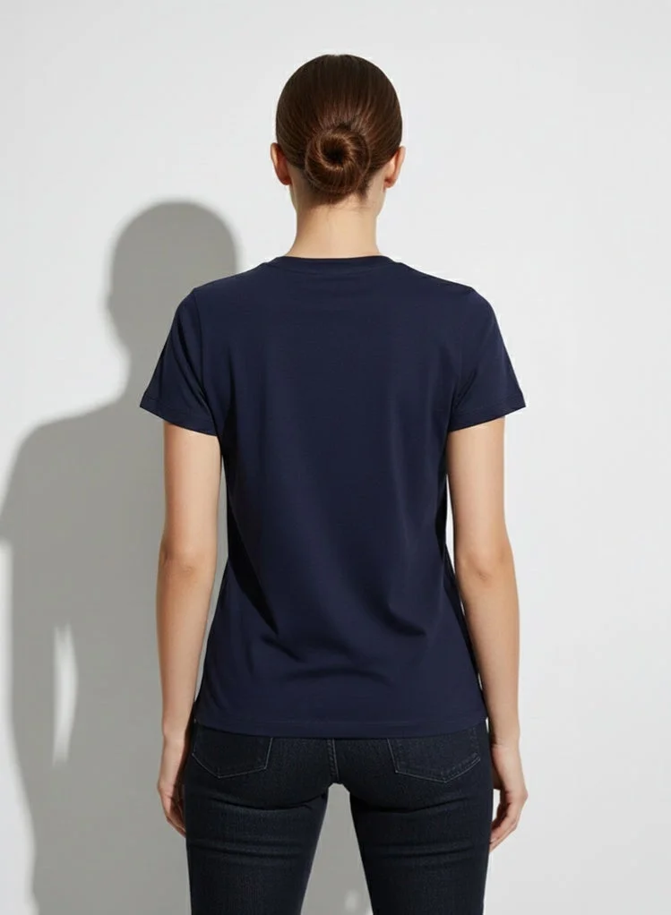 Polo Play Girls Graphic T-shirt -NAVY