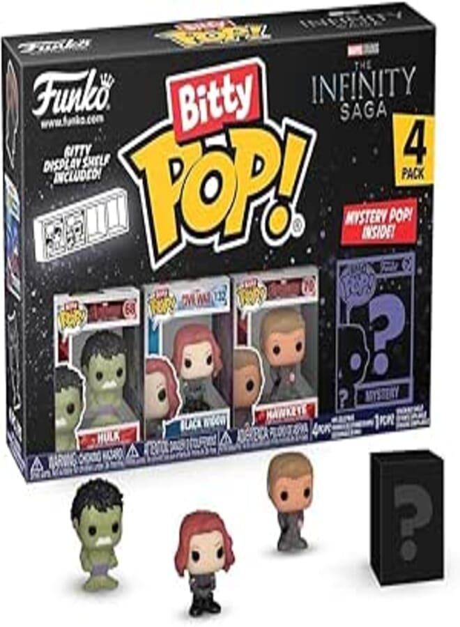 Funko Bitty Pop! Super Heroes: Marvel -The Infinity Saga - Hulk 4-Pack - CDU12PCS