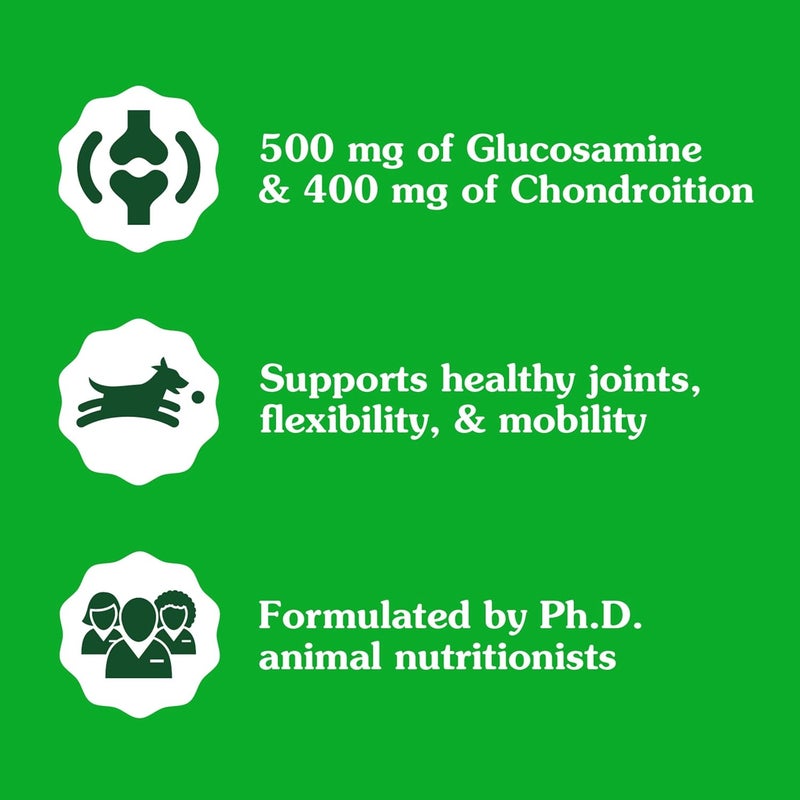 Greenies Supplements Hip and Joint Supplements for Dogs, Chicken Flavor, 6.08 oz. 30-Count - Image 5