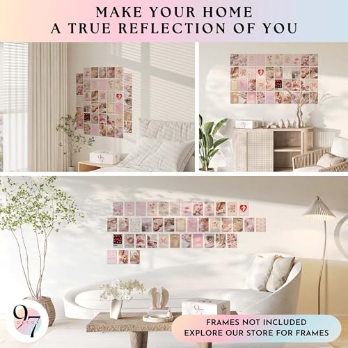 97 Decor Coquette Room Decor - Coquette Wall Collage Kit, Coquette Aesthetic Room Decor, Pink Vintage Coquette Decor, Coquette Wall Art Prints, Coquette Posters for Girl Bedroom Decorations (4x6) - Image 4