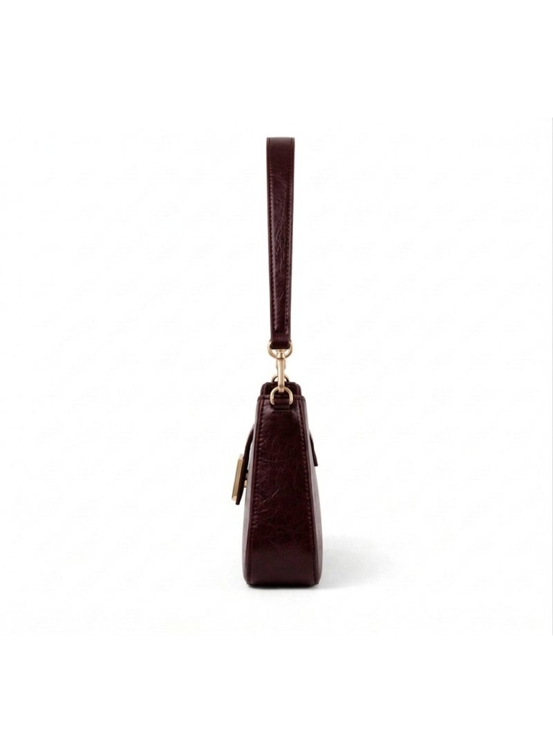 MISS Crossbody Bag,  Leather, with Adjustable Shoulder Strap " - Image 2