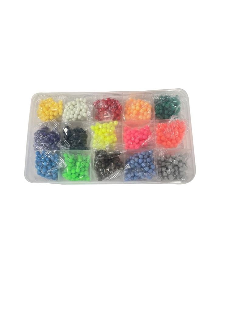 Variety of water mist magic beads splicing to make water-soluble beans children's DIY toys