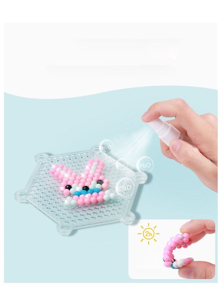 Variety of water mist magic beads splicing to make water-soluble beans children's DIY toys
