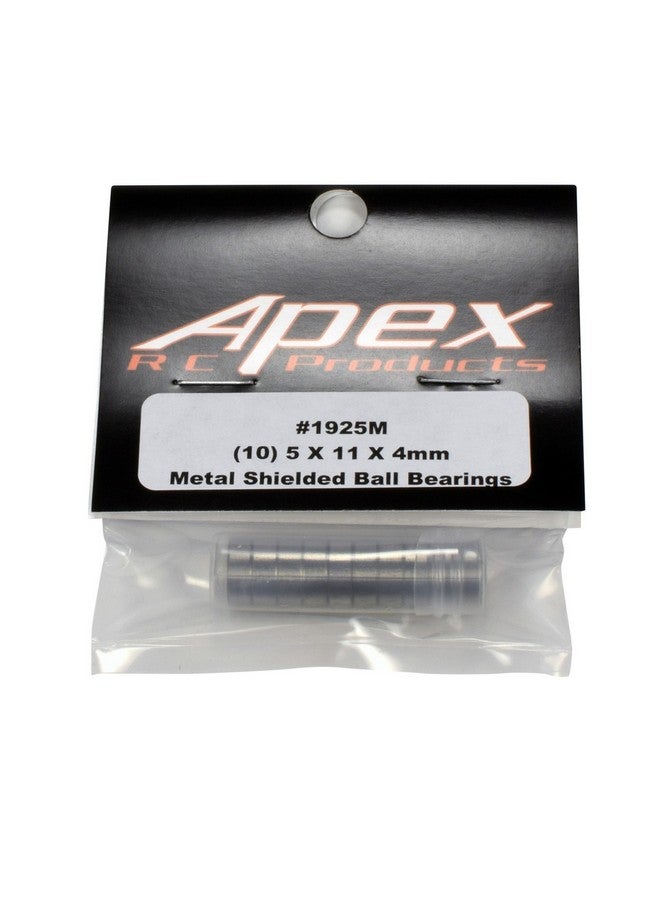 Apex RC Products 10 Pack 5x11x4mm Metal Shielded Ball Bearings MR115ZZ - Apex RC Products #1925M  - Image 4