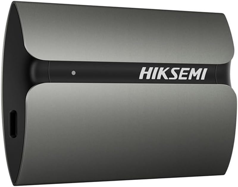 HIKSEMI Portable External SSD 512 GB, Up to 560MB/s Read Speeds, USB 3.1/Type C, Ultra Slim External SSD for Android, Mac, PC, Latop, Tablet (Grey) – T300S - Image 1
