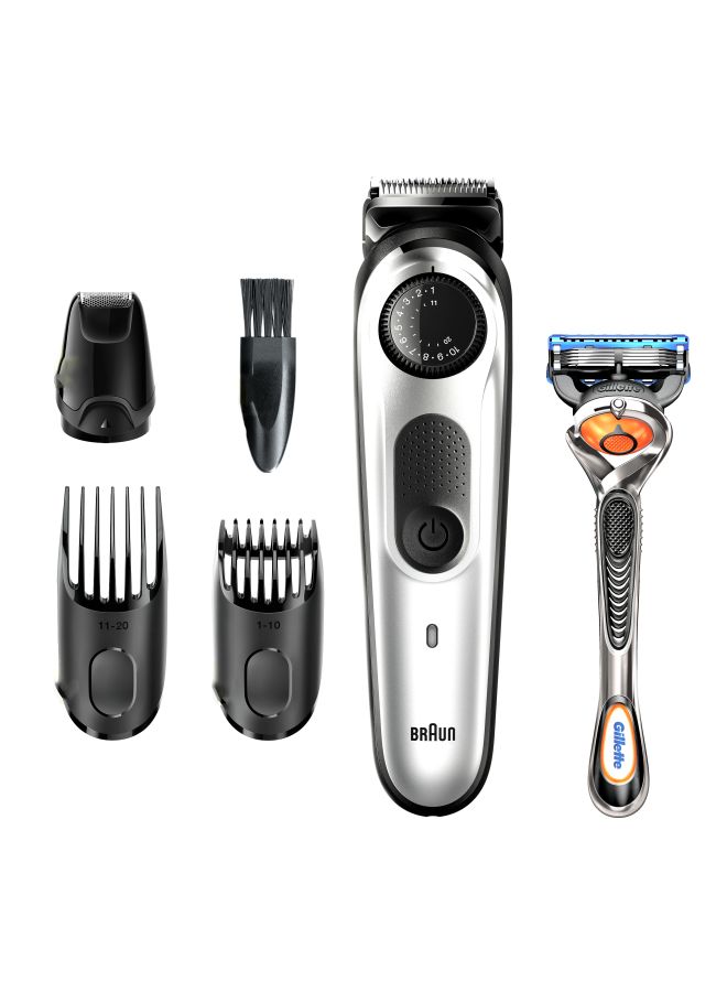 BRAUN BT5265 5-In-1 Beard Trimmer With Gillette Fusion5 ProGlide Razor White/Black - Image 1