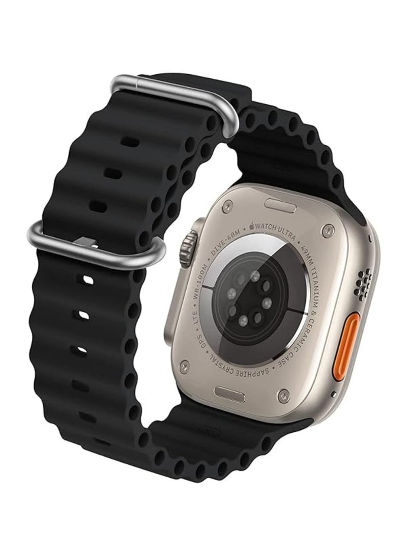 adhomax New T900 Ultra Smart Watch, Elegant Design 2.09", Infinite Display, NFC, Fitness Tracker, Heart Rate, Oxygen Monitor, Calls, Wireless Charging, Works With IOS and android for men, women - Image 5